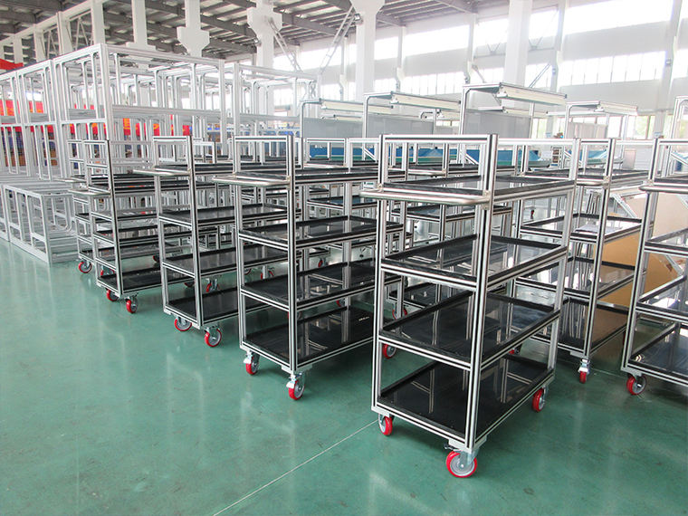 工業(yè)生產(chǎn)鋁型材架子安裝如何提升精度？-澳宏工業(yè)鋁型材